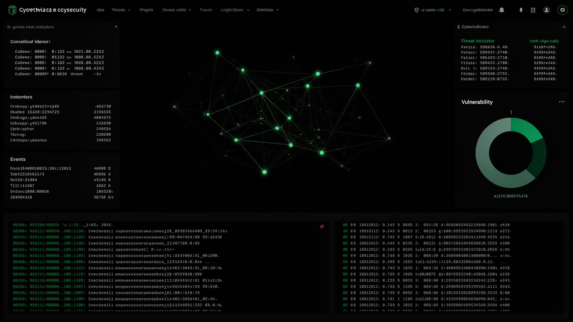 Secure Chain platform showing live network telemetry and vulnerability posture